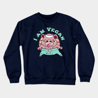 I am vegan. Crewneck Sweatshirt